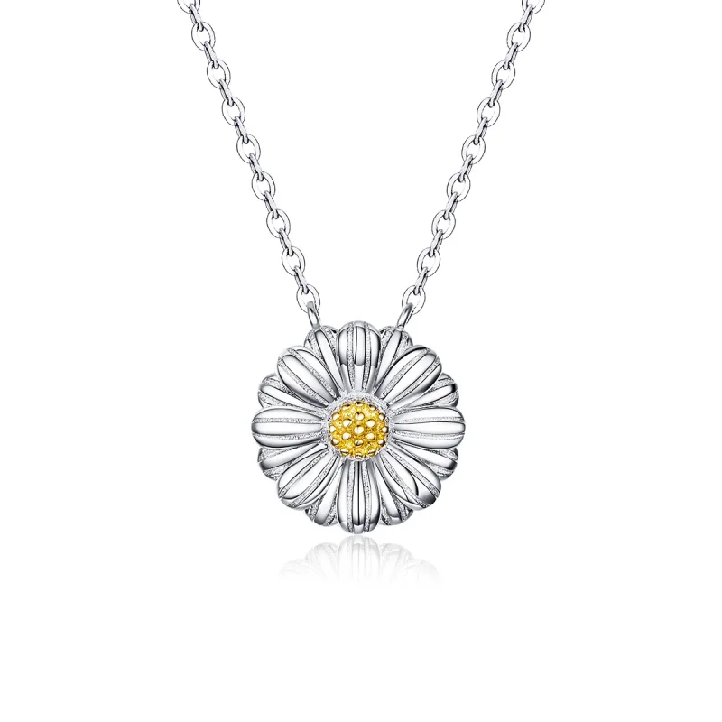 (image for) Silver Daisy Necklace - PANDORA Style - SCN370 - Product Image