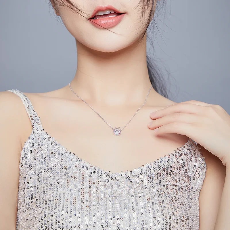 (image for) Silver Dazzling Ladybug Necklace - PANDORA Style - SCN400 - View 6