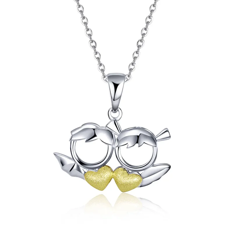 (image for) Silver Devil Loves Angel Necklace - PANDORA Style - SCN284 - Product Image