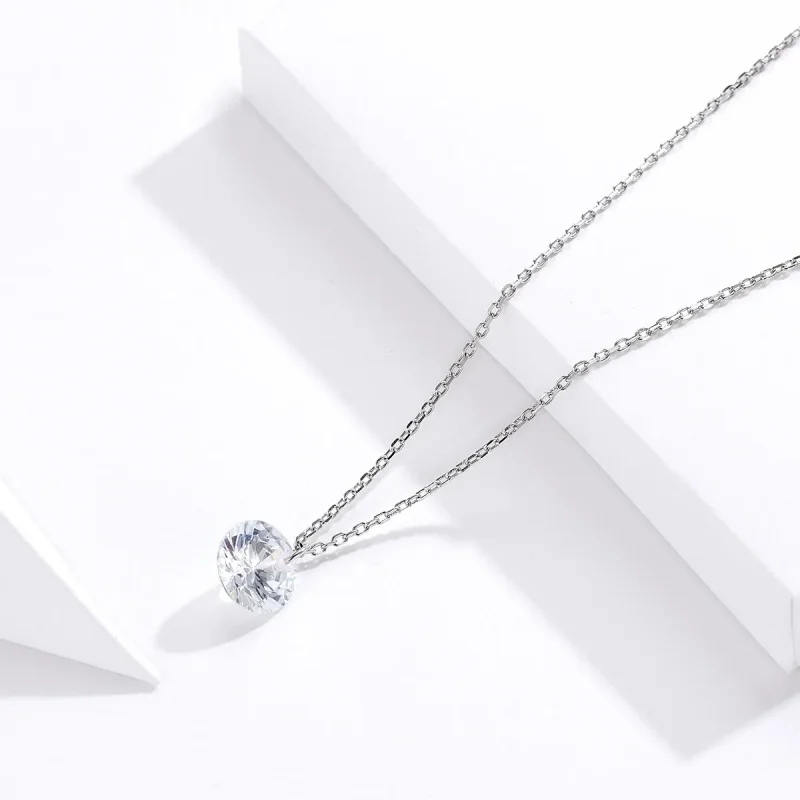(image for) Silver Gorgeous Necklace - PANDORA Style - SCN355 - View 3