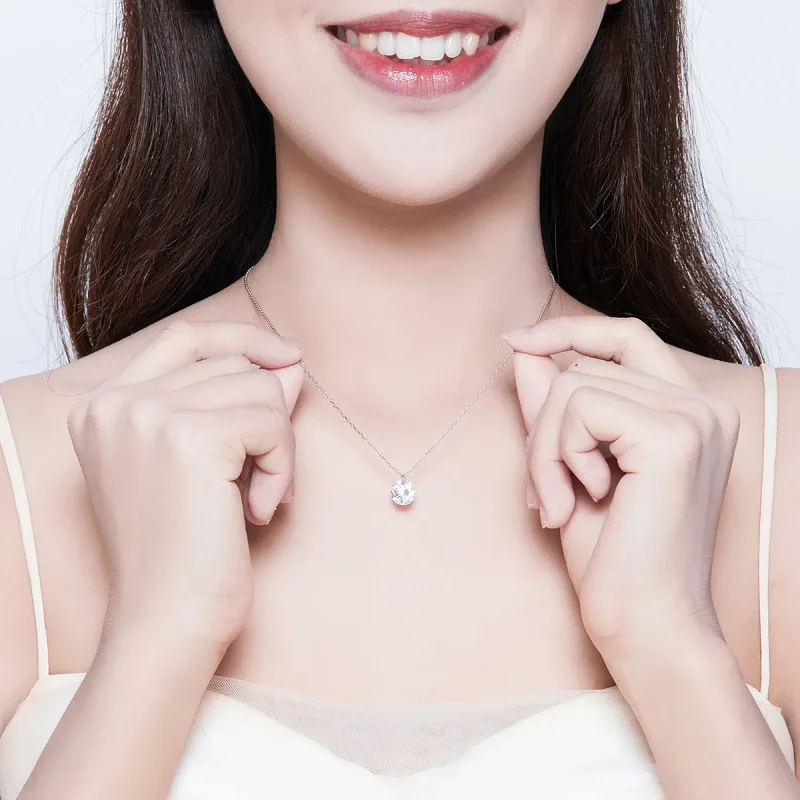 (image for) Silver Gorgeous Necklace - PANDORA Style - SCN355 - View 7