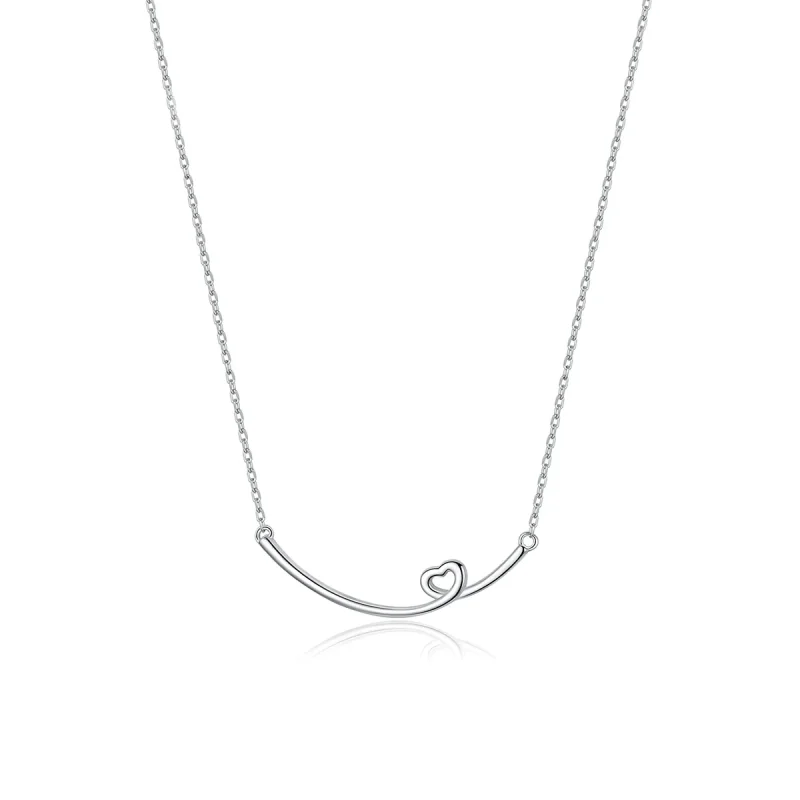 (image for) Silver Happy Smile Necklace - PANDORA Style - SCN381 - Product Image