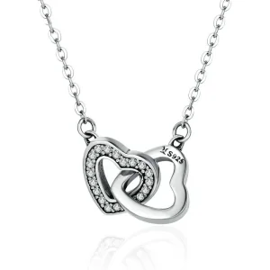 (image for) Silver Heart and Soul Necklace - PANDORA Style - SCN181
