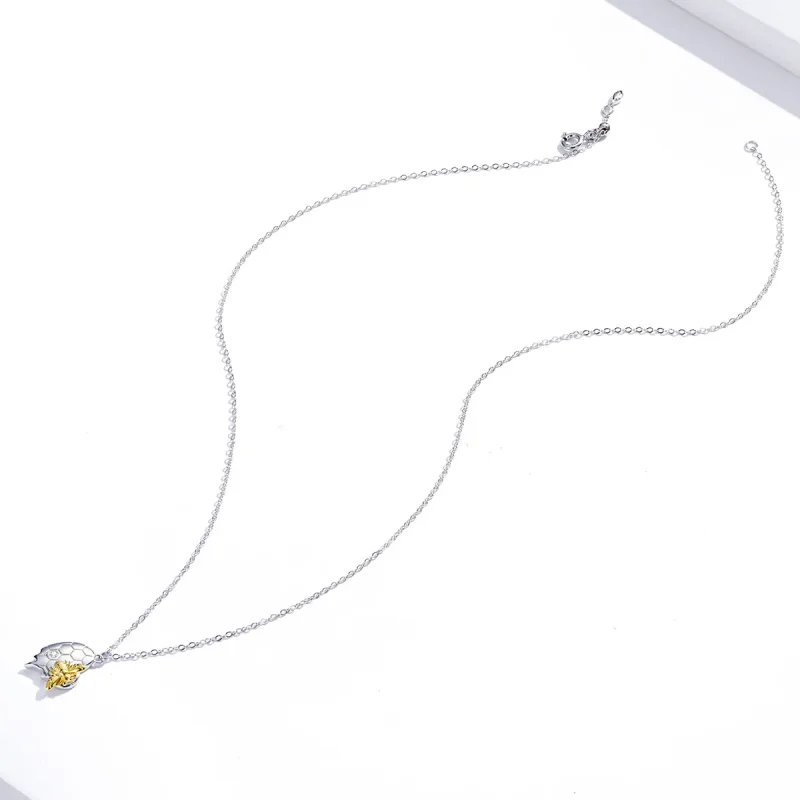 (image for) Silver Honey Necklace - PANDORA Style - SCN396 - View 4