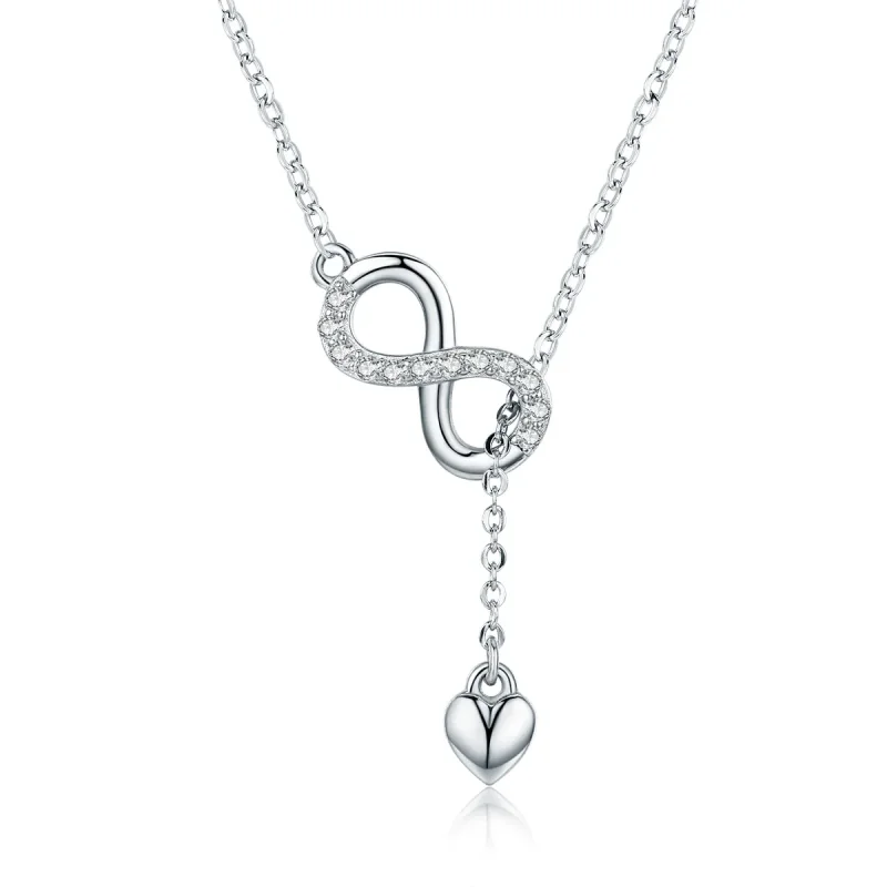(image for) Silver Infinite Charm Necklace - PANDORA Style - SCN223 - Product Image
