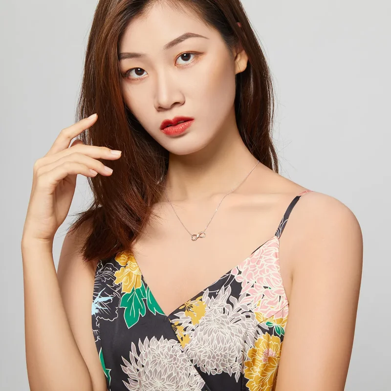 (image for) Silver Infinite Love Necklace - PANDORA Style - SCN371 - View 7