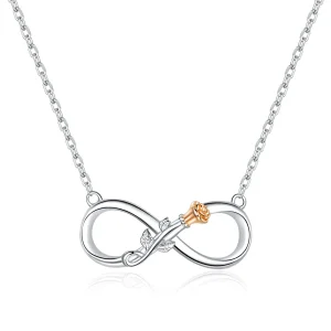 (image for) Silver Infinite Love Necklace - PANDORA Style - SCN371