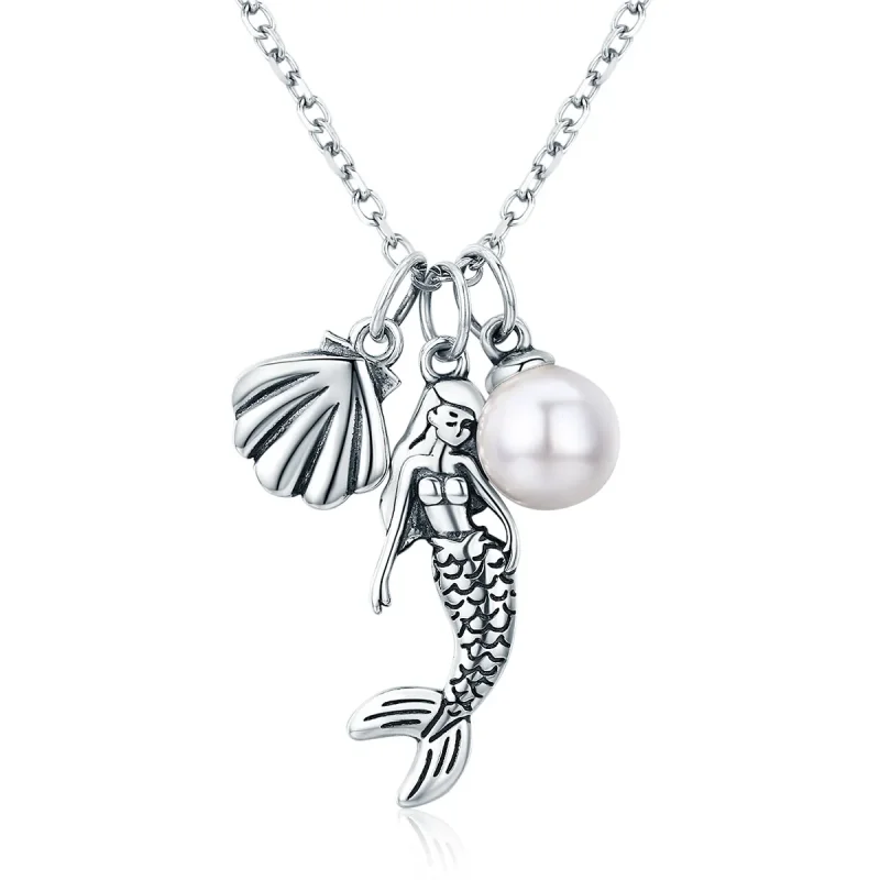 (image for) Silver Legend of Mermaid Necklace - PANDORA Style - SCN237 - Product Image