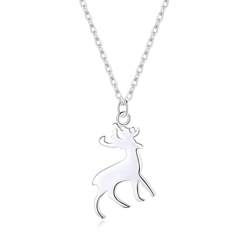 (image for) Silver Little Deer Necklace - PANDORA Style - SCN362 - Product Image