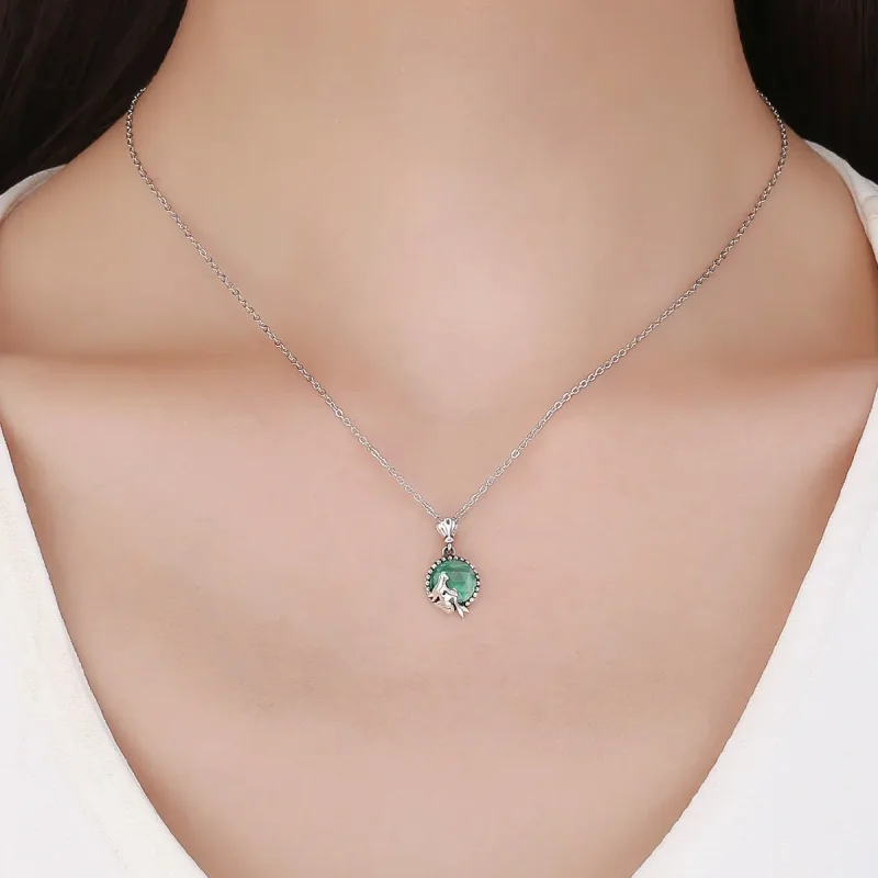 (image for) Silver Love of Mermaid Necklace - PANDORA Style - SCN262 - View 5