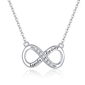 (image for) Silver Love Unlimited Necklace - PANDORA Style - SCN352
