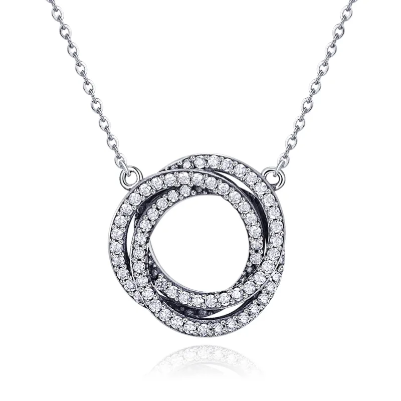 (image for) Silver Minimalism Necklace - PANDORA Style - SCN259 - Product Image