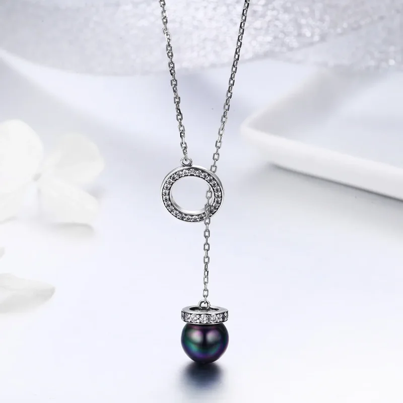 (image for) Silver Noble Temperament Necklace - PANDORA Style - SCN200 - View 4