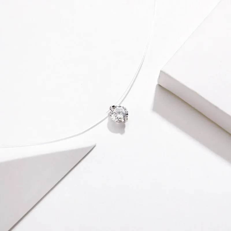 (image for) Silver Pure Necklace - PANDORA Style - SCN332 - View 2