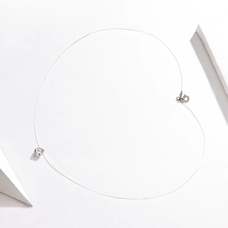 (image for) Silver Pure Necklace - PANDORA Style - SCN332 - View 4