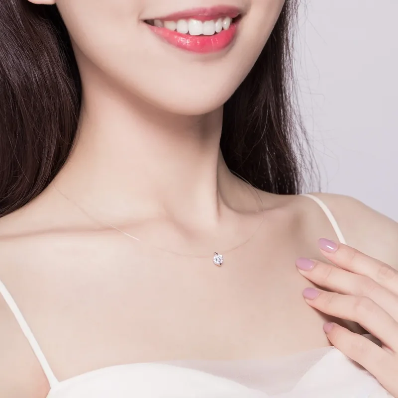 (image for) Silver Pure Necklace - PANDORA Style - SCN332 - View 5