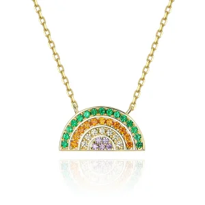(image for) Silver Rainbow Necklace - PANDORA Style - SCN378