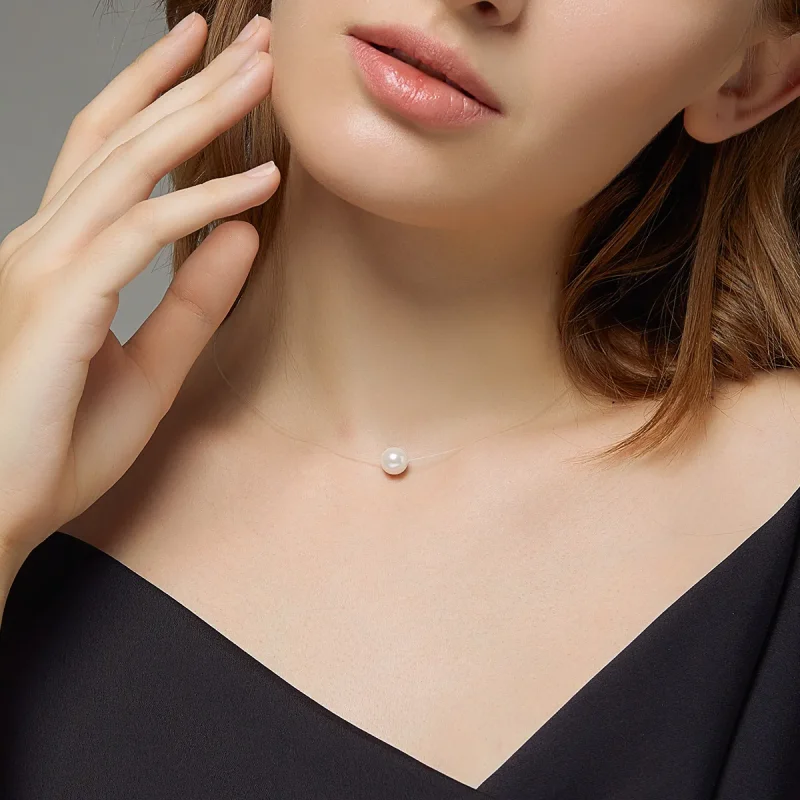 (image for) Silver Shellfish Necklace - PANDORA Style - SCN372 - View 8