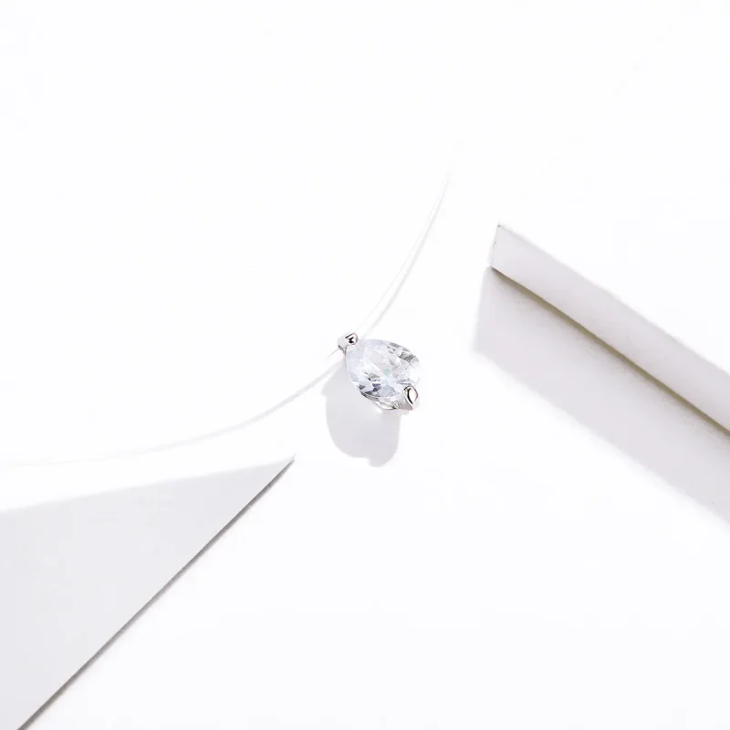 (image for) Silver Shining Life Necklace - PANDORA Style - SCN332-D - View 3