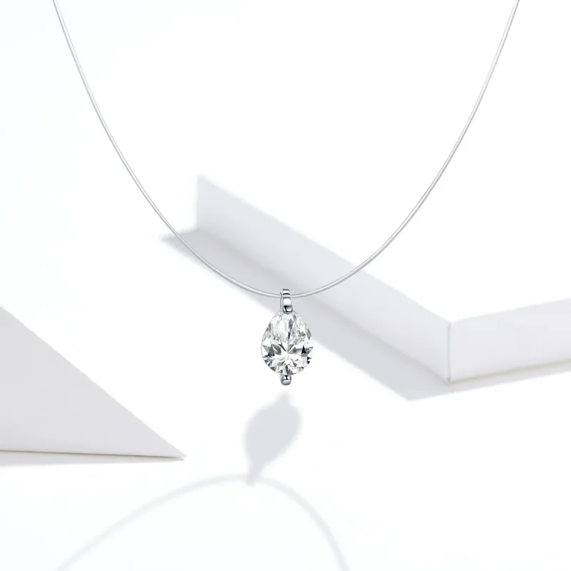 (image for) Silver Shining Life Necklace - PANDORA Style - SCN332-D - View 5