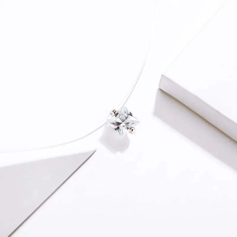 (image for) Silver Shining Life Necklace - PANDORA Style - SCN332-S - View 4