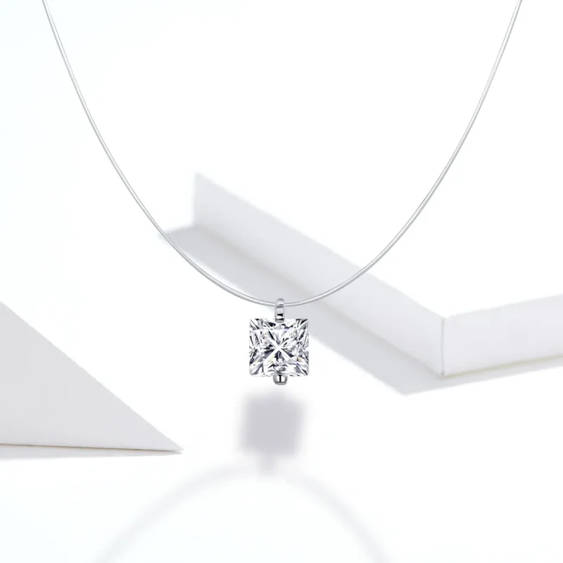 (image for) Silver Shining Life Necklace - PANDORA Style - SCN332-S - View 5