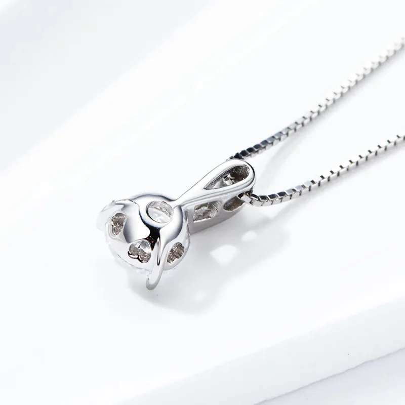 (image for) Silver Shining Time Necklace - PANDORA Style - SCN314 - View 3