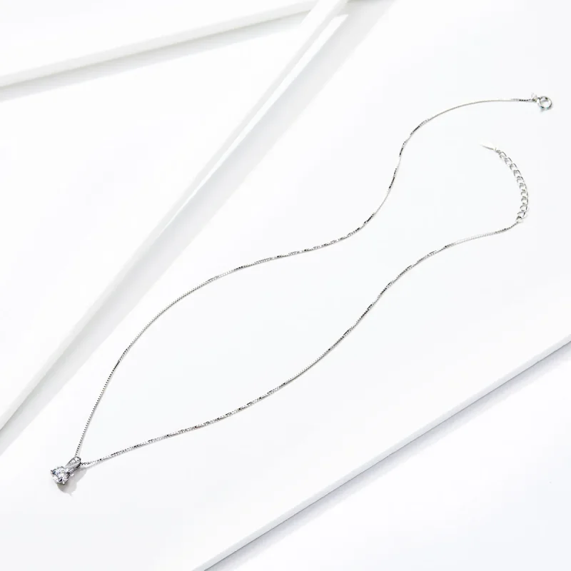 (image for) Silver Shining Time Necklace - PANDORA Style - SCN314 - View 5