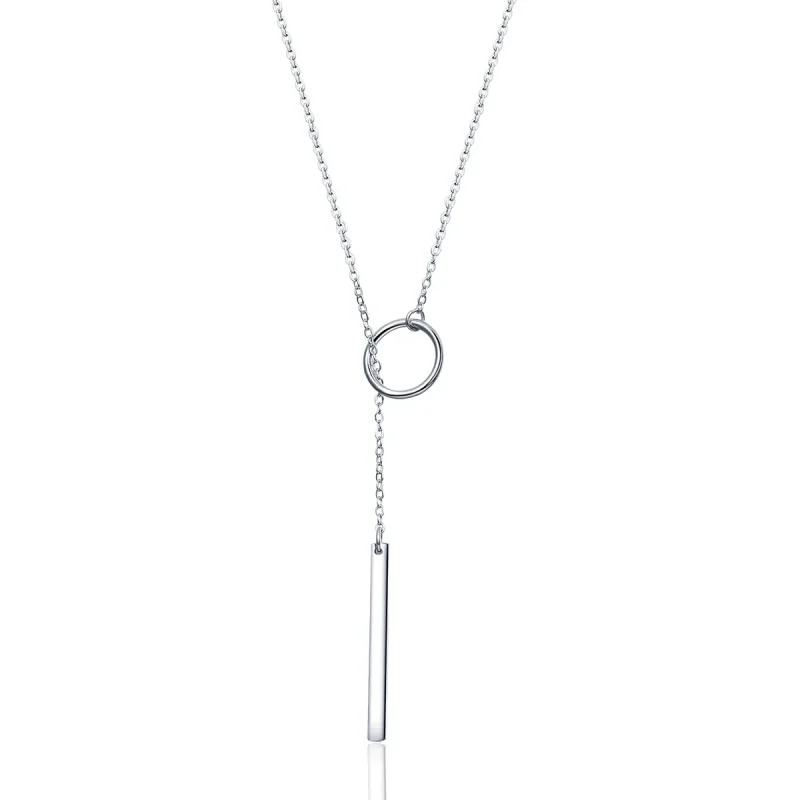(image for) Silver Simple Necklace - PANDORA Style - SCN304 - Product Image