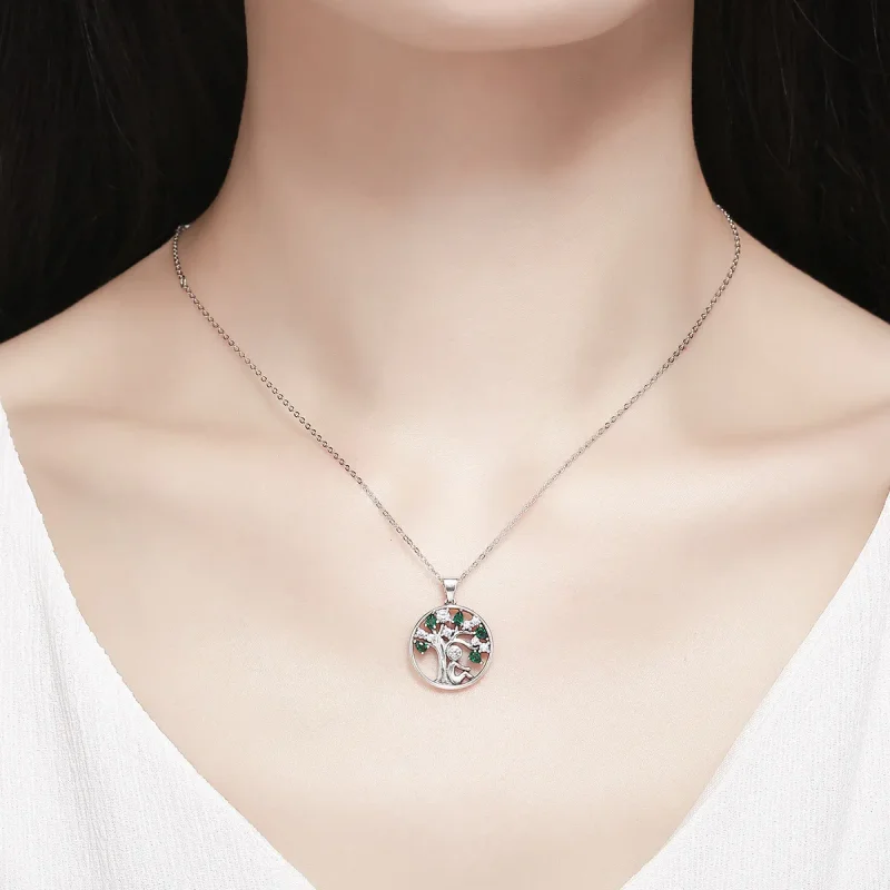(image for) Silver Snuggle Necklace - PANDORA Style - SCN094 - View 8