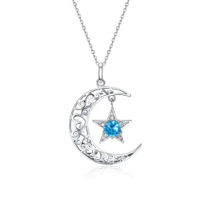 (image for) Silver Starry Sky Necklace - PANDORA Style - SCN278