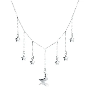 (image for) Silver Starry Sky Necklace - PANDORA Style - SCN301