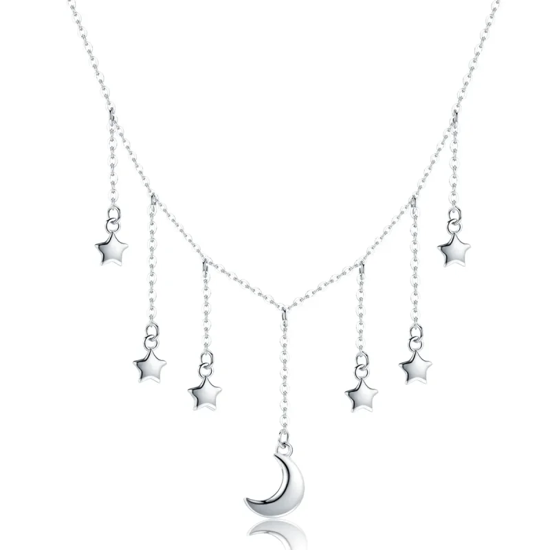 (image for) Silver Starry Sky Necklace - PANDORA Style - SCN301 - Product Image