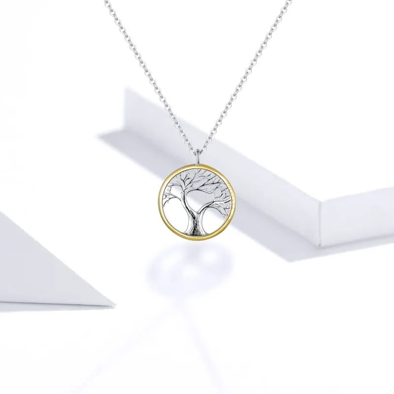 (image for) Silver Tree of Life Necklace - PANDORA Style - SCN367 - View 5
