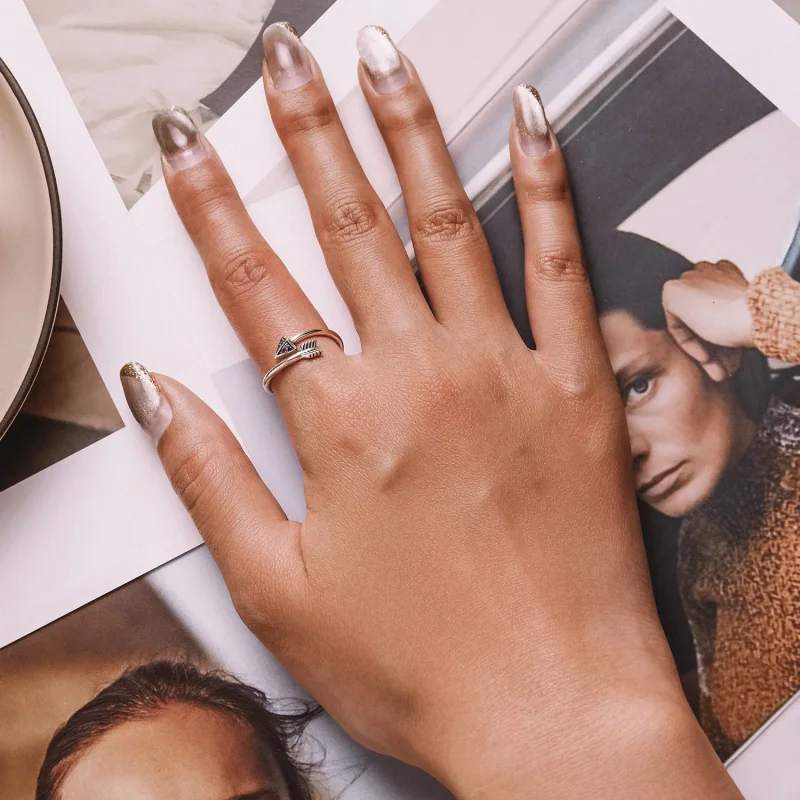 (image for) PANDORA Style Arrow of Love Open Ring - SCR820 - View 6