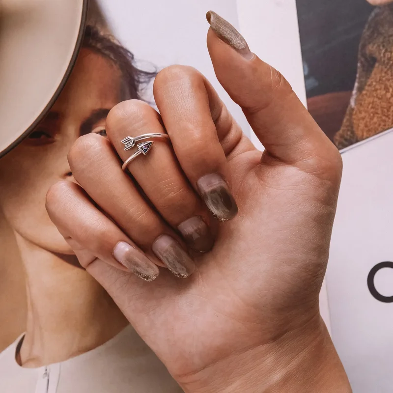 (image for) PANDORA Style Arrow of Love Open Ring - SCR820 - View 7