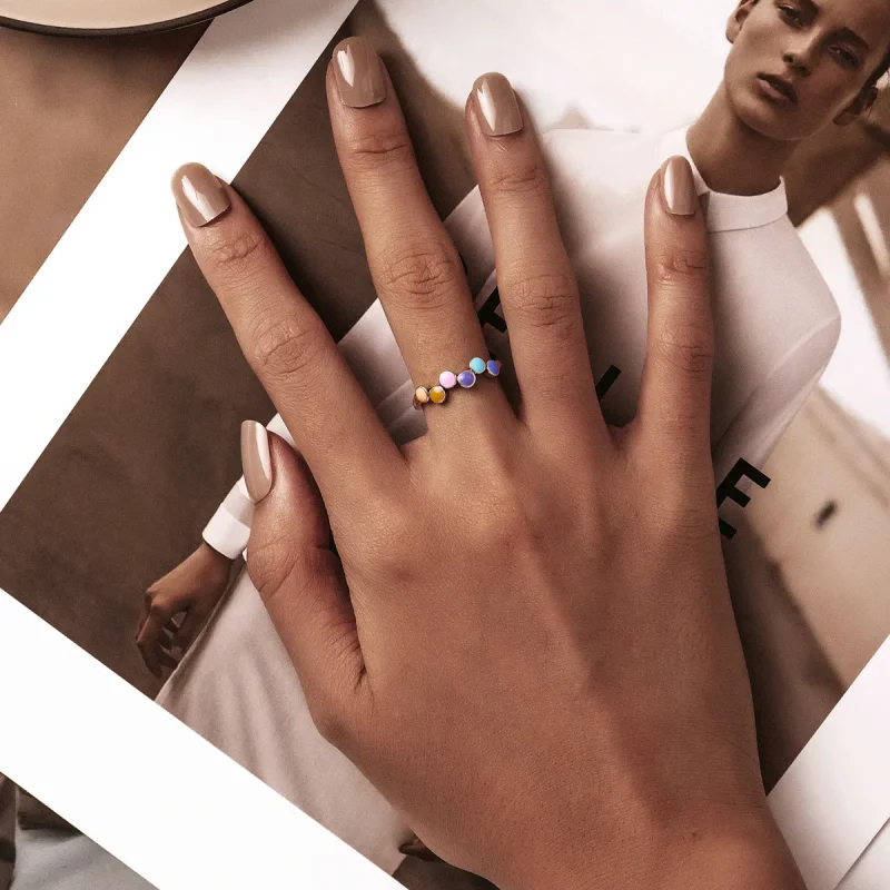 (image for) PANDORA Style Beating Colors Open Ring - SCR760 - View 8