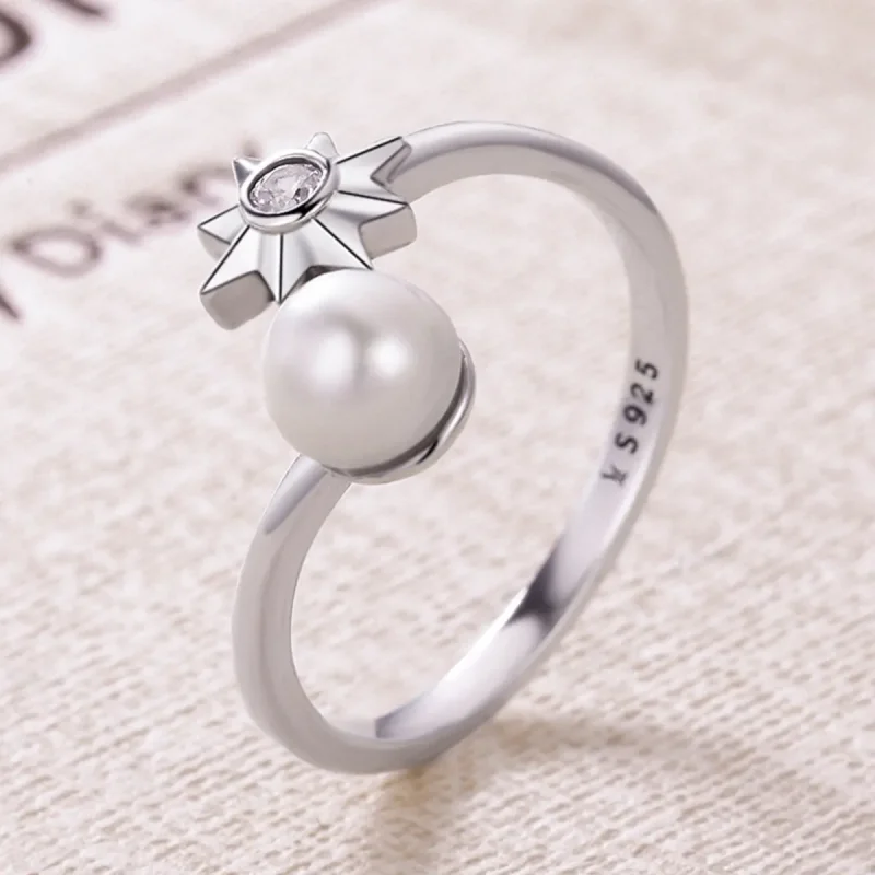 (image for) PANDORA Style Blooming Moment Open Ring - VSR099 - View 3