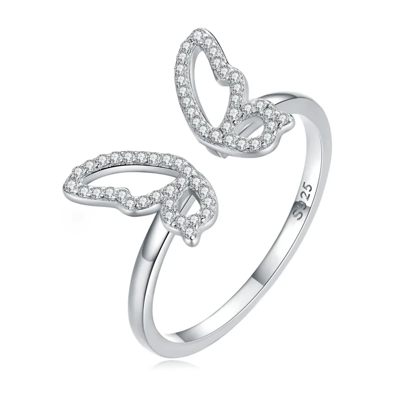 (image for) PANDORA Style Butterfly Open Ring - BSR278 - Product Image