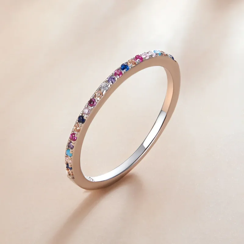 (image for) PANDORA Style Color Halo Ring - SCR740-CF - View 3