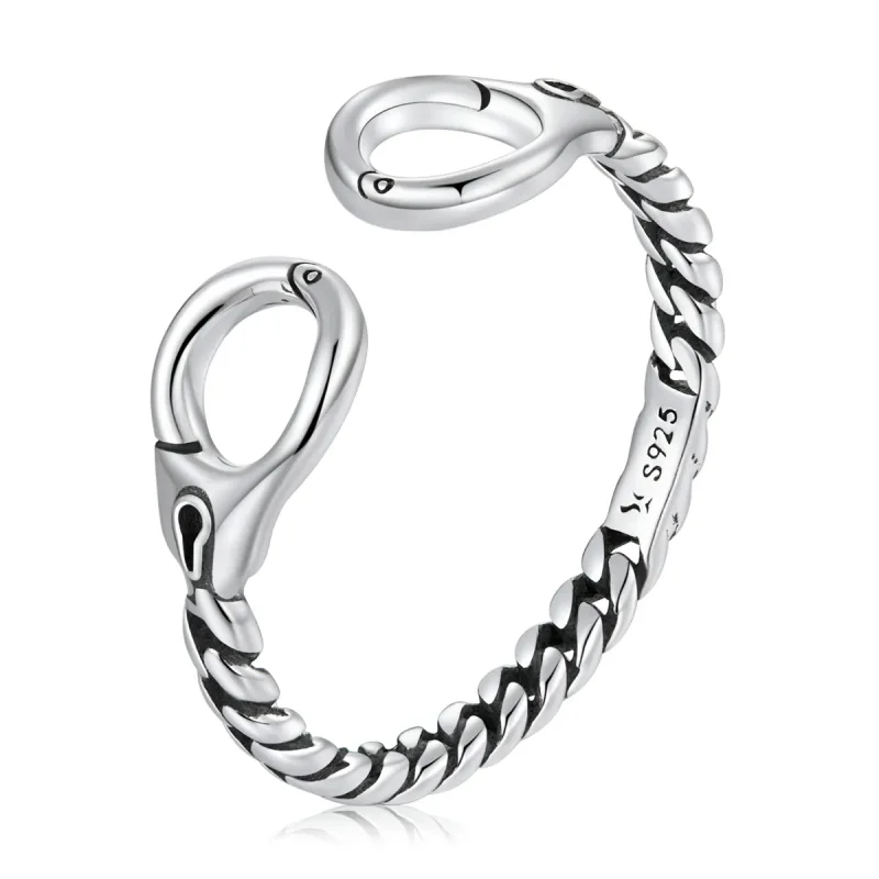(image for) PANDORA Style Creative Handcuffs Open Ring - SCR791 - Product Image