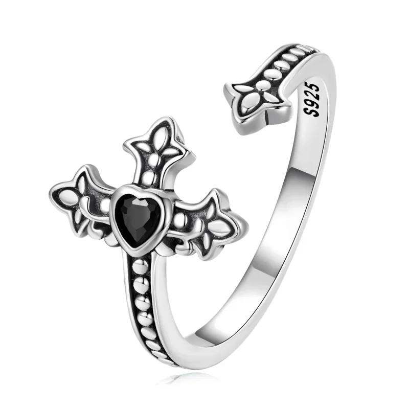 (image for) PANDORA Style Cross Open Ring - BSR298 - Product Image