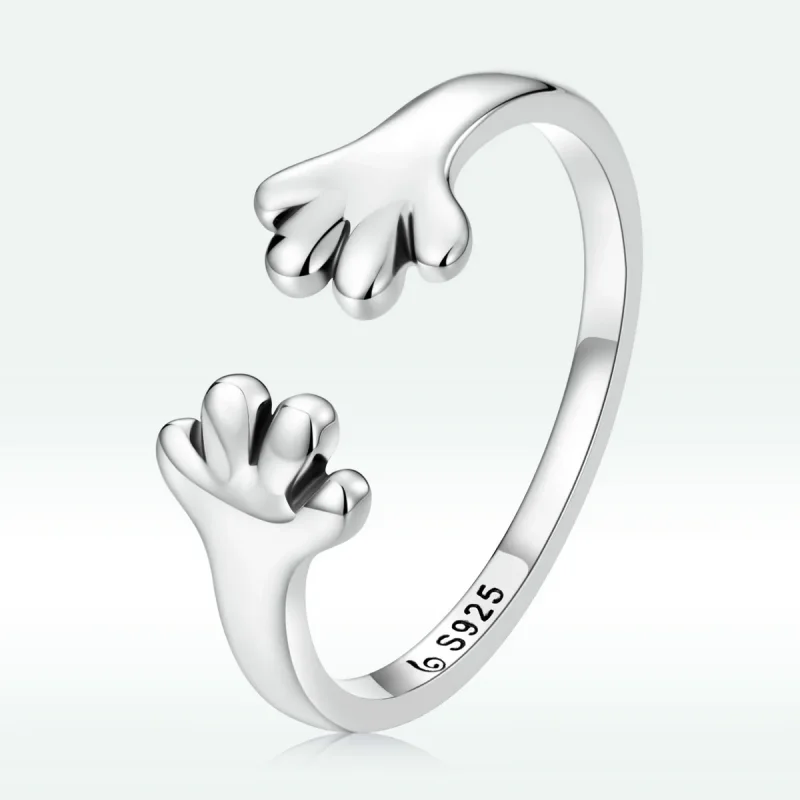 (image for) PANDORA Style Cute Puppy Open Ring - BSR225 - Product Image