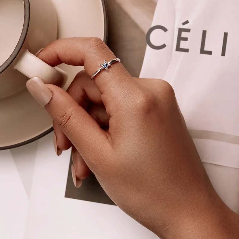 (image for) PANDORA Style Delicate Starfish Open Ring - SCR818 - View 8