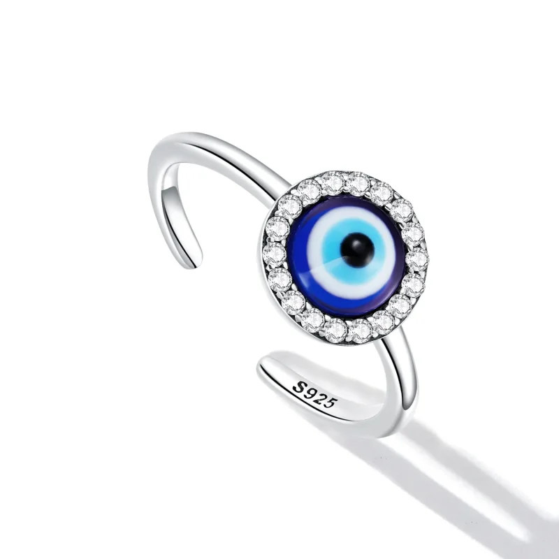 (image for) PANDORA Style Devil Eye Open Ring - BSR254 - View 5