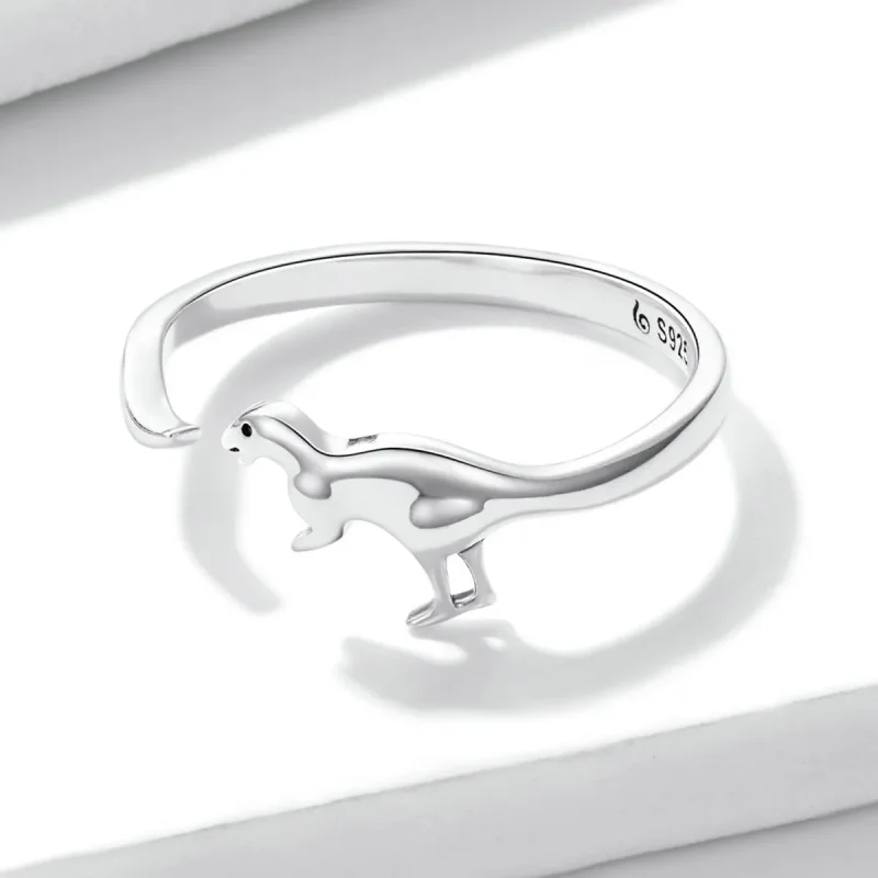 (image for) PANDORA Style Dinosaur Open Ring - BSR226 - View 3