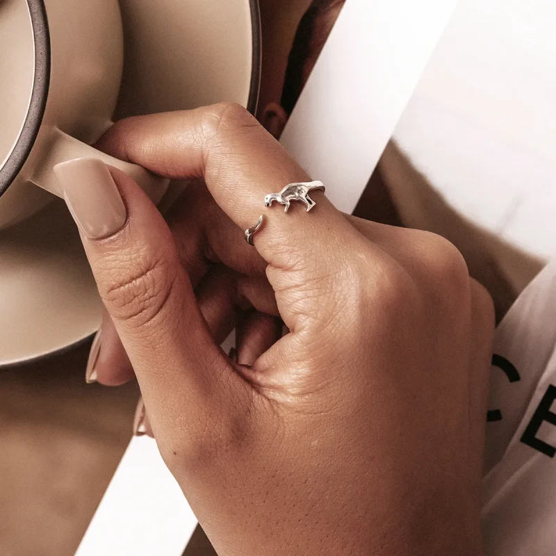 (image for) PANDORA Style Dinosaur Open Ring - BSR226 - View 8
