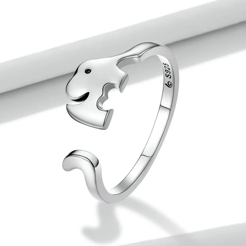 (image for) PANDORA Style Elephant Open Ring - BSR227 - View 2