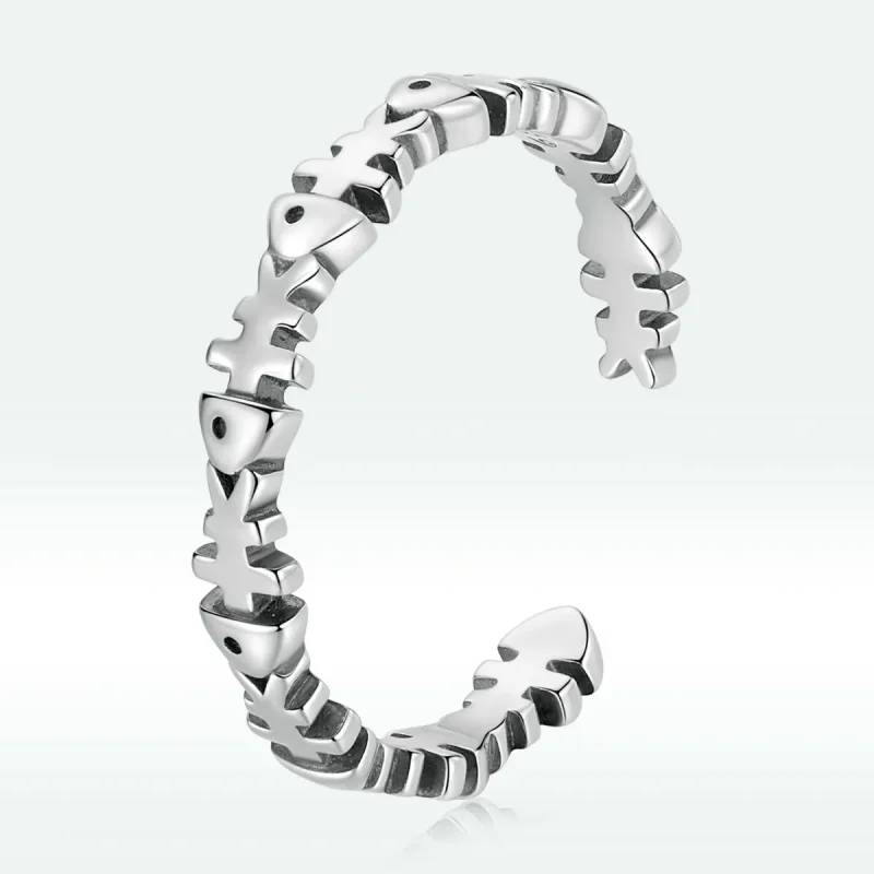 (image for) PANDORA Style Fish Bone Open Ring - BSR224 - Product Image