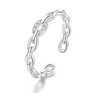 (image for) PANDORA Style Geometric Chain Open Ring - BSR145